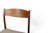 A complete set of six 1960s Danish teak dining chairs by Glyngøre Stølefabrik, one of Denmark's finest craft chair makers....