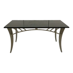 Granite & Brushed Steel Coffee Table