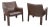 Brown Leather Mario Bellini for Cassina Cab 414 Lounge Chairs Italy For Sale