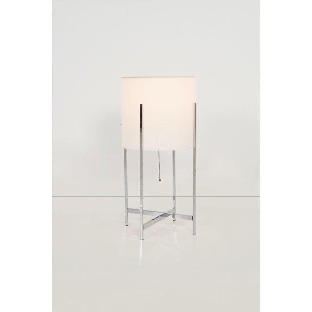 Chromed Brass & Acrylic Table Lamp by Paul Mayen for Habitat, 1955c. For Sale - Image 4 of 10