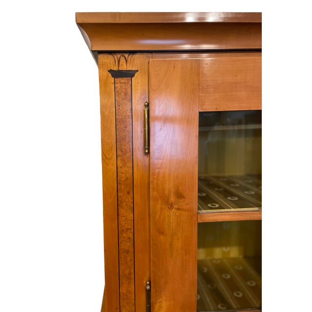 Biedermeier Buffets in Cherry Wood, Birch and Ebonization Veneered on Softwood Body, 1820s, Set of 2 For Sale - Image 11 of 13