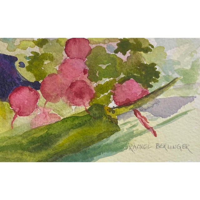 Traditional Rachel Berlinger Fruit Still Life Watercolor Watermelon For Sale - Image 3 of 5