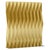 Plissé Room Divider in Powder-Coated Aluminum by Altreforme For Sale - Image 11 of 11