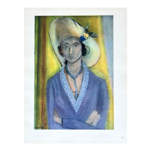 Henri Matisse Engraving 17 the Yellow Hat 1948