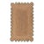 Olive Green Scallop Edge Jute Rug 3x12 Ft. For Sale