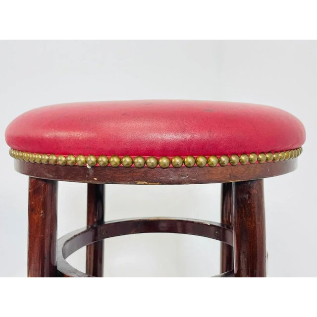 1960s Set of 4 Barstools by Michael Thonet for Thonet Furniture, Usa 1960's For Sale - Image 5 of 12
