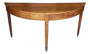 19th Century European Demi-Lune Console Table