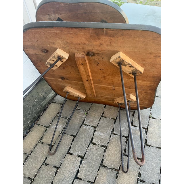 Pair of Vintage Cerused Oak Two-Tear Side Tables For Sale - Image 11 of 12