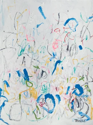 Sarah Trundle, Contemporary Abstract Painting, "Precious Little, 2"