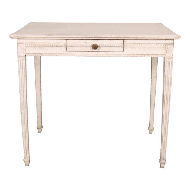 Swedish Painted Side Table For Sale