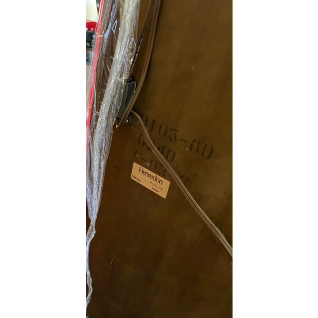 Henredon Solid Red Oak Corner Curio Cabinet For Sale - Image 10 of 10