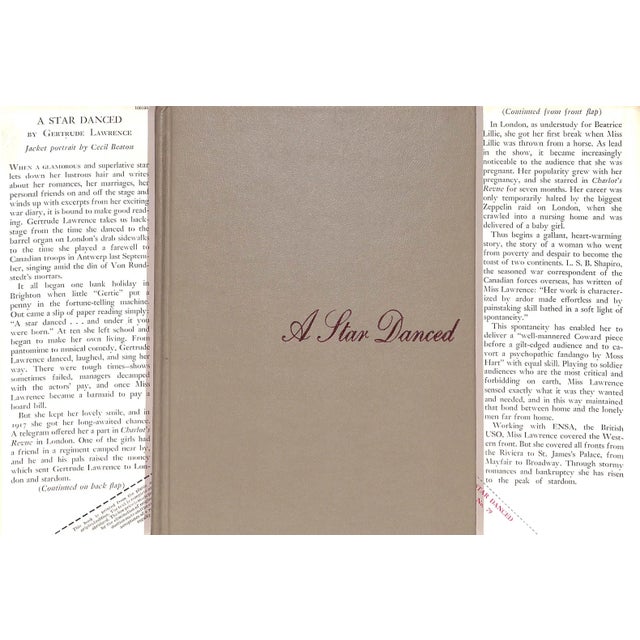 Traditional "A Star Danced" 1946 Lawrence, Gertrude For Sale - Image 3 of 4