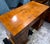 Vintage Burlwood Campaign Kneehole Desk For Sale - Image 11 of 11