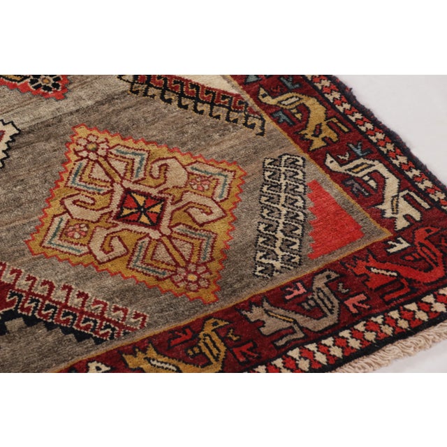 Traditional Vintage Gabbeh Wool Rug With Medallions by Rug & Kilim, Afghanistan, 1950-1959 For Sale - Image 3 of 12