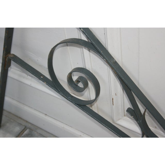 Antique Wrought Iron Shop Wall Bracket For Sale - Image 10 of 13