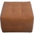 Ottoman in Cognac Anilin Leather For Sale - Image 4 of 6