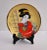 Ceramic Japanese Decorative Plate Portraiture of Bijinga Lady Porcelain For Sale - Image 7 of 7