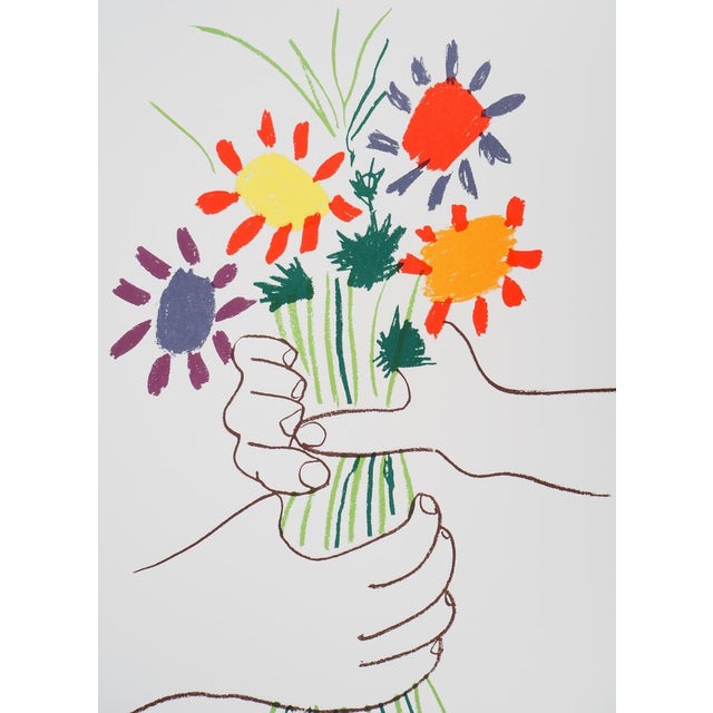 Pablo Picasso, The Bouquet of Peace, Lithograph For Sale - Image 3 of 7