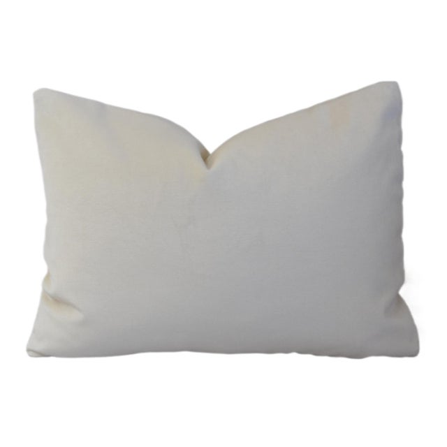 Green & Cream Kerry Joyce Striped Feather/Down Pillow For Sale In Los Angeles - Image 6 of 6