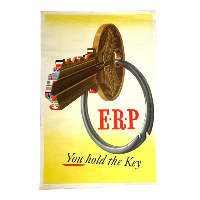 Vintage European Art Poster For Sale