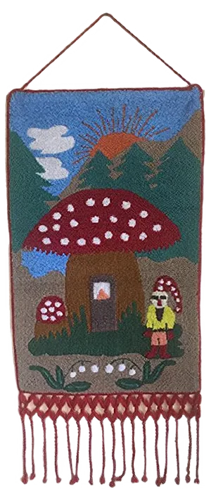 Woven Little Red Riding Hood Tapestry
