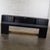 Wood Mid-20th Century MCM King Size Bookcase Headboard by Sligh Furniture Cross Country Line With Black Painted Frame For Sale - Image 7 of 18
