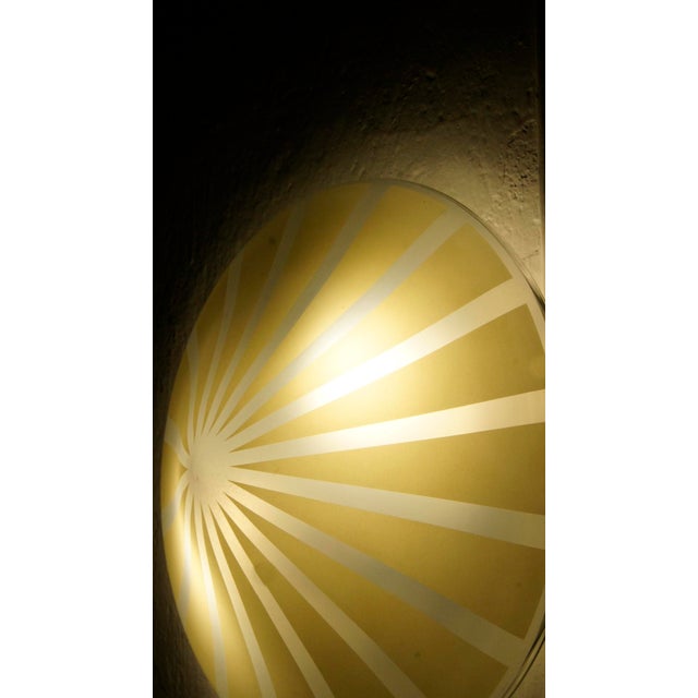 Mid-Century Sconce with Metal Base, 1950 For Sale - Image 6 of 8