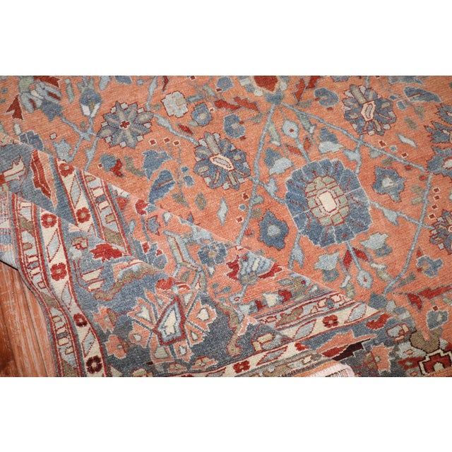 Antique Persian Lilihan - 9'1" x 11'9" For Sale - Image 4 of 11