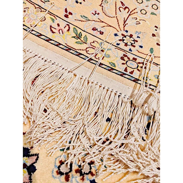 1990s Vintage Nain Silk Rug, 1990s For Sale - Image 5 of 14