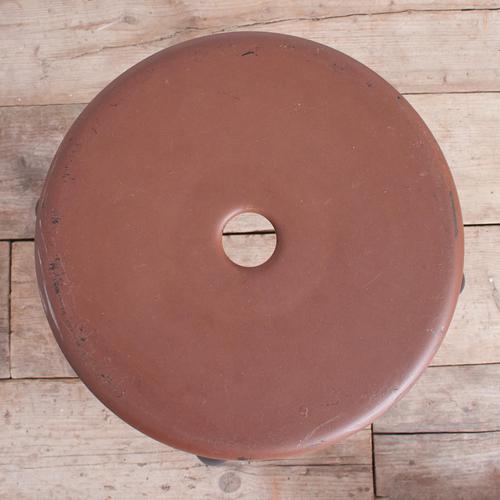 Vintage French Industrial Nicolle Style Stool, 1950s For Sale - Image 4 of 8