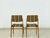 Beige Mid-Century Dining Chairs, Set of 2 For Sale - Image 8 of 9