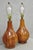 Vintage Mid Century Modern Bulbous Sculpted Swedish Pine Wood Table Lamps, Pair For Sale - Image 12 of 12