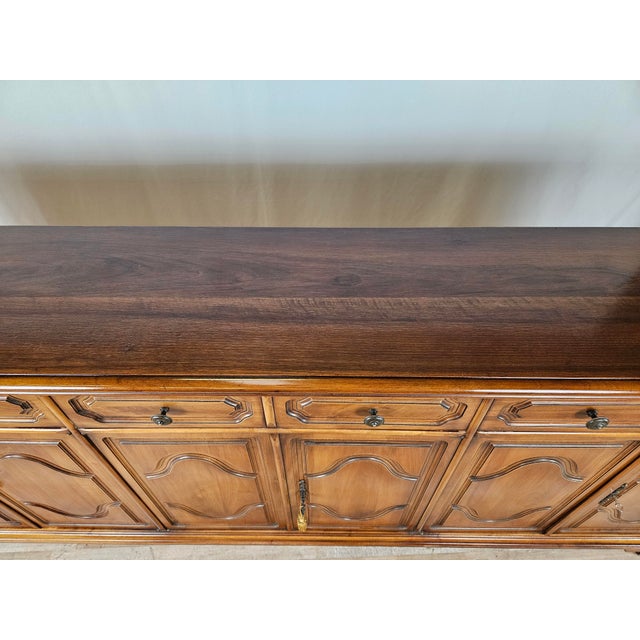 Large Wooden Sideboard with Six Doors and Six Drawers, 1960s For Sale - Image 6 of 18