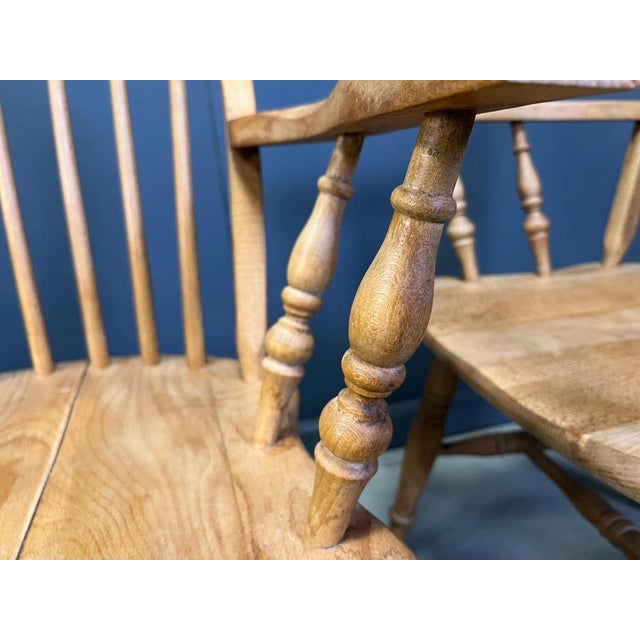 English Windsor Style Dining Chairs, 1960, Set of 4 For Sale - Image 13 of 14