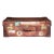 Antique Large Leather Suitcase With Original Travel Stickers c.1920 For Sale