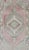 Pink, Light Green, and Ivory Vintage Rug With Flower Medallion Pattern For Sale In Atlanta - Image 6 of 11