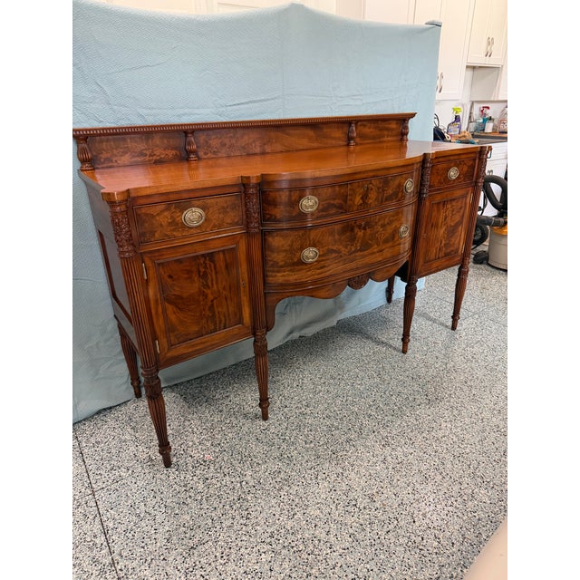 1920s Magnificent Mahogany Sideboard by Pothast of Baltimore, Attributed For Sale - Image 4 of 16