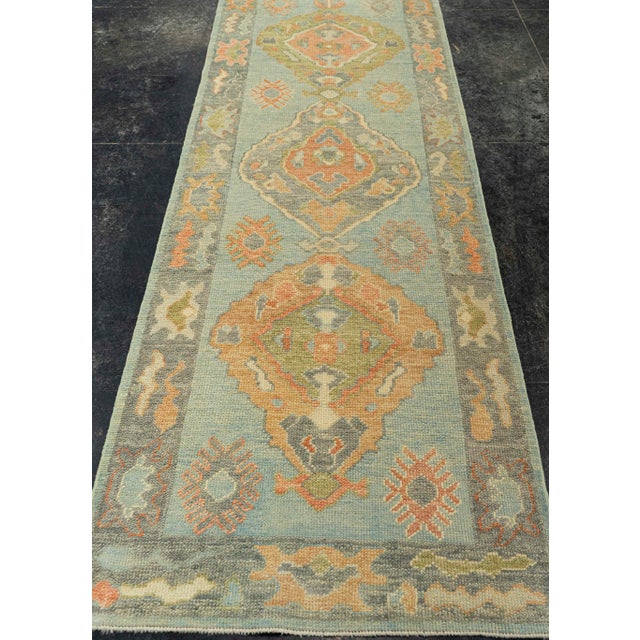 Turkish Oushak Rug 2'10" x 8'8" #22147 Explore a curated collection of hallway runners, wool rugs, and handmade...