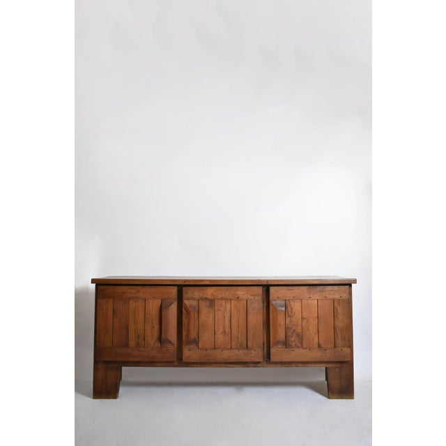 1950s Vintage Brutalist Oak Sideboard, 1950s For Sale - Image 5 of 5