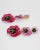 Contemporary PENSÉE, Maxi dangling earrings, Pink, Clip For Sale - Image 3 of 4