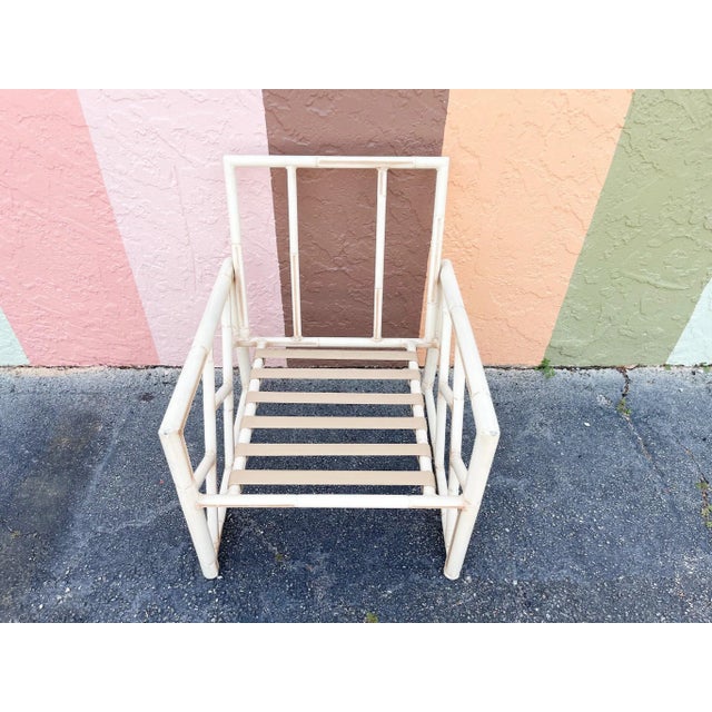 Palm Beach Regency Metal Chippendale Outdoor Dining Set - Set of 5 For Sale - Image 11 of 12