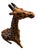 Vintage Leather Wrapped African Giraffe Figurine 18” Tall. For Sale - Image 4 of 10