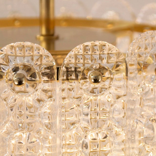 Italian Suspension Lamp in Murano Crystal Glass, 1990s For Sale - Image 9 of 12