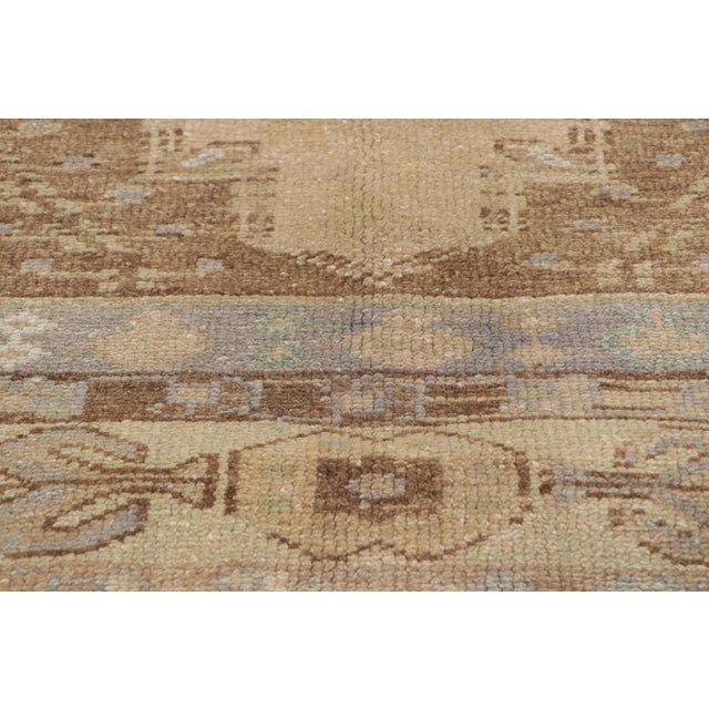 Mid 20th Century Vintage Turkish Oushak Rug, 05'00 X 07'11 For Sale - Image 5 of 11