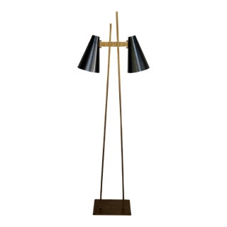 Currey & Co Duet Floor Lamp For Sale