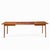 Jack Cartwright for Founders Mid Century Walnut Expanding Walnut Dining Table with 2 Leaves This table measures: 58 wide x...