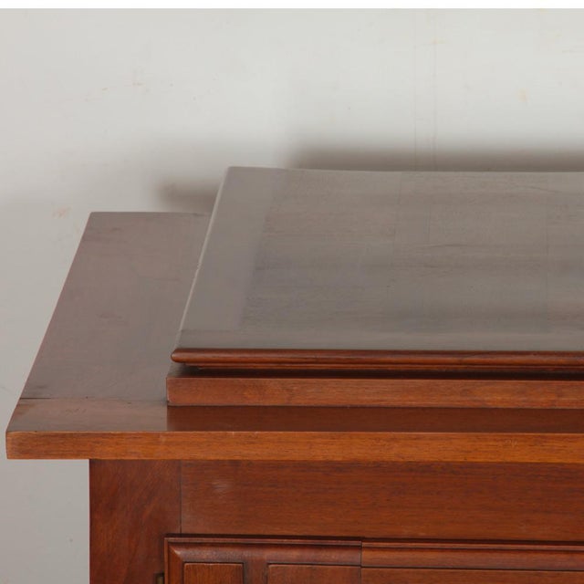Walnut Sideboard in the style of Charles Dudouyt, 1940 For Sale - Image 10 of 12