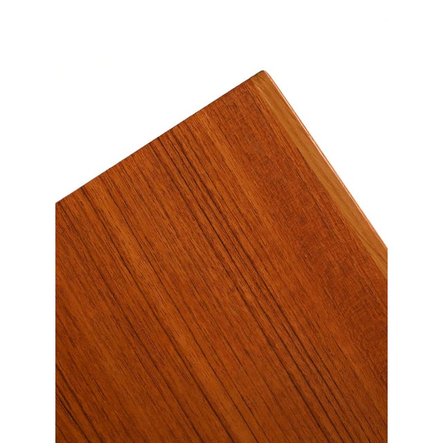Brown Scandinavian Teak and Oak Entrance Cabinet, 1960s For Sale - Image 8 of 10