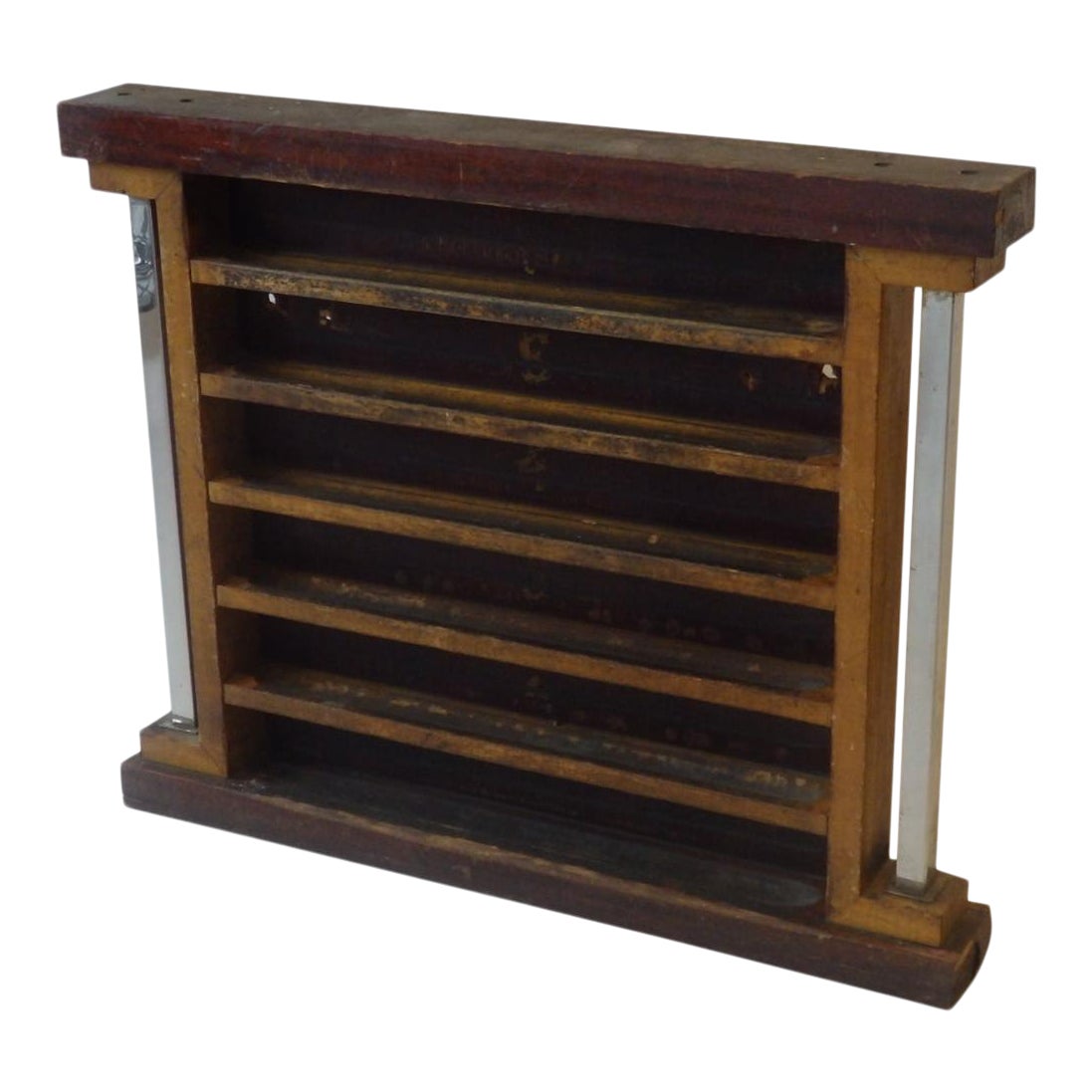 Art Deco Era Brunswick Balke Pool Hall Billiard Ball Wall Rack Chairish