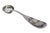 Metal Silver Soup Ladle with Grooves For Sale - Image 7 of 7